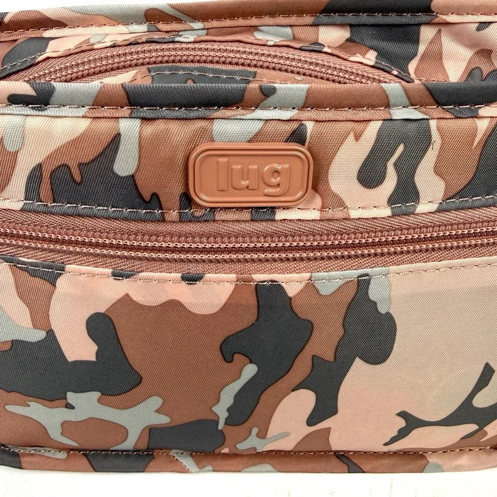 LUG Parasail Cosmetic Bag Camo Rose Nylon Travel Makeup Case Brand‎ New